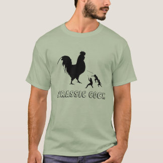Camiseta Jurassic Cock Funny Rooster T-Shirt
