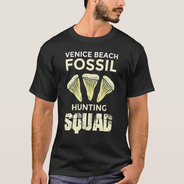 Camiseta Jurassic Fossil digging World   Venice Hunting Squ (Anverso)