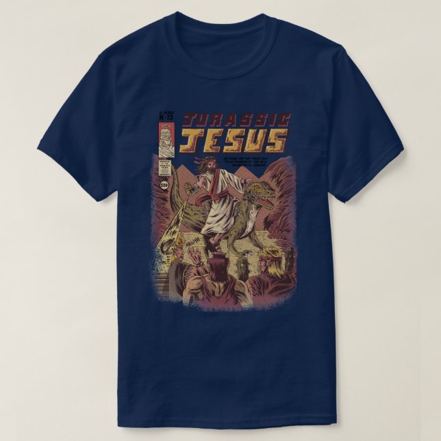 CAMISETA JURASSIC JESUS (Diseño del anverso)