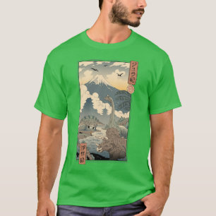 Camiseta Jurassic Ukiyoe 1