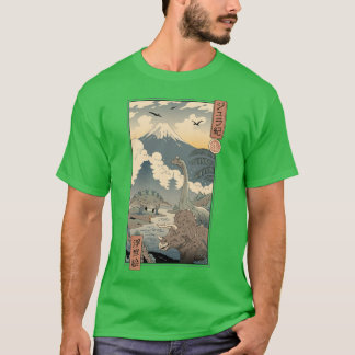 Camiseta Jurassic Ukiyoe 1