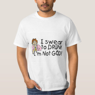 Camiseta Juro no a dios borracho Im (el hombre bebido)