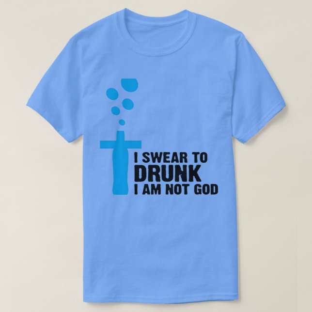 Camiseta Juro que borracho No soy Dios 4 (Diseño del anverso)