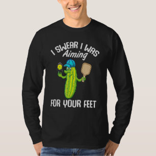 Camiseta Juro Que Estaba Apuntando Para Tu Pickleball De Pi