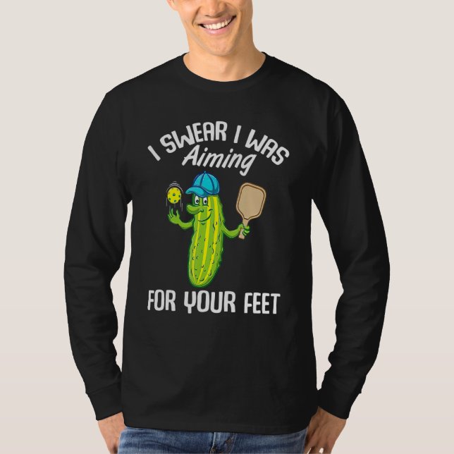 Camiseta Juro Que Estaba Apuntando Para Tu Pickleball De Pi (Anverso)