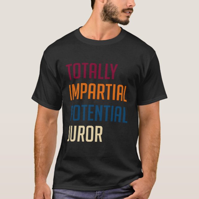 Camiseta Juror potencial totalmente inpial (Anverso)