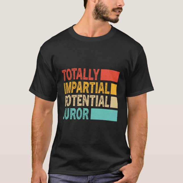 Camiseta Juror potencial totalmente inpial (Anverso)