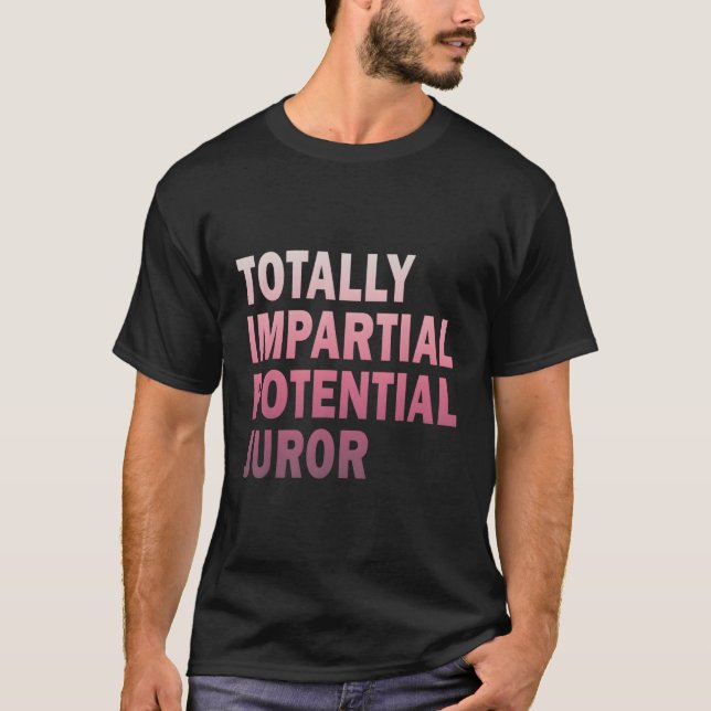 Camiseta Juror potencial totalmente inpial (Anverso)
