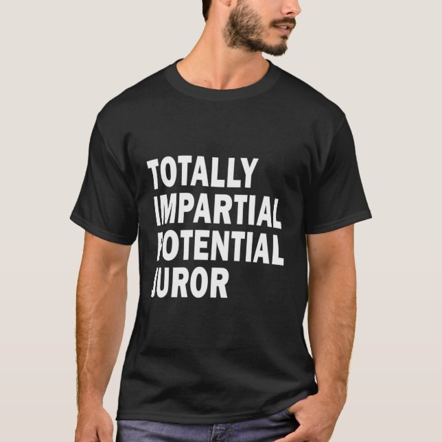 Camiseta Juror potencial totalmente inpial (Anverso)