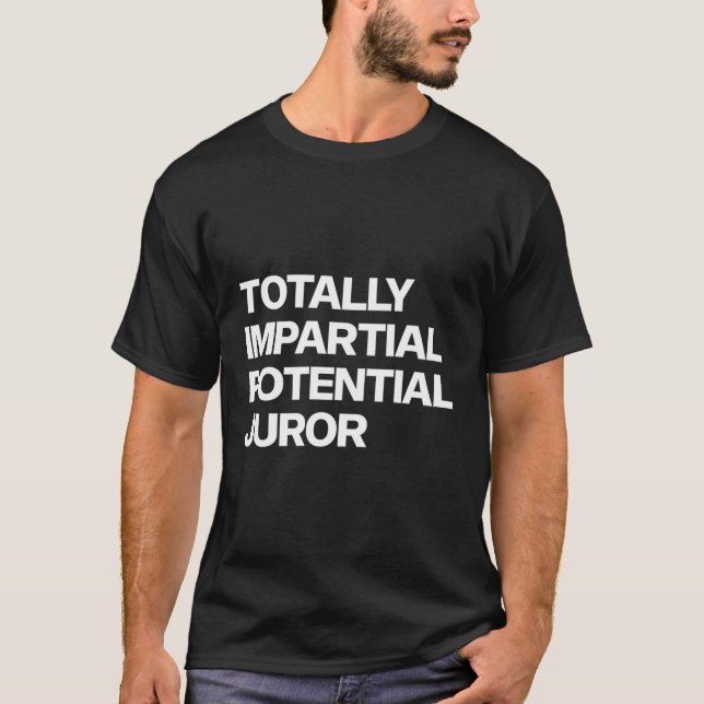 Camiseta Juror potencial totalmente inpial (Anverso)