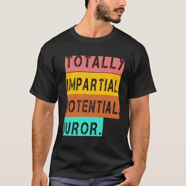 Camiseta Juror potencial totalmente inpial (Anverso)