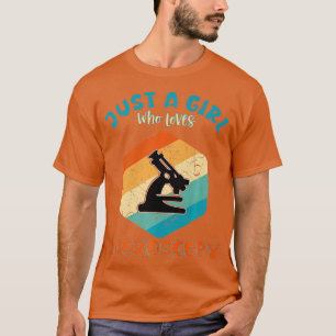 CAMISETA JUS UN CHICA QUE AMA LA MICROSCOPIA