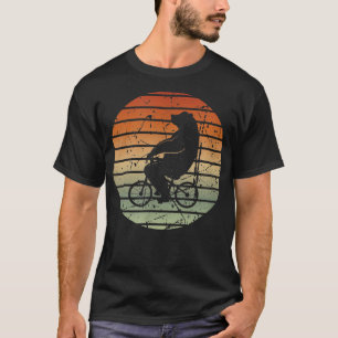 Camiseta Just a Bear on a Bike I Retro Cyclist Bicycle Circ