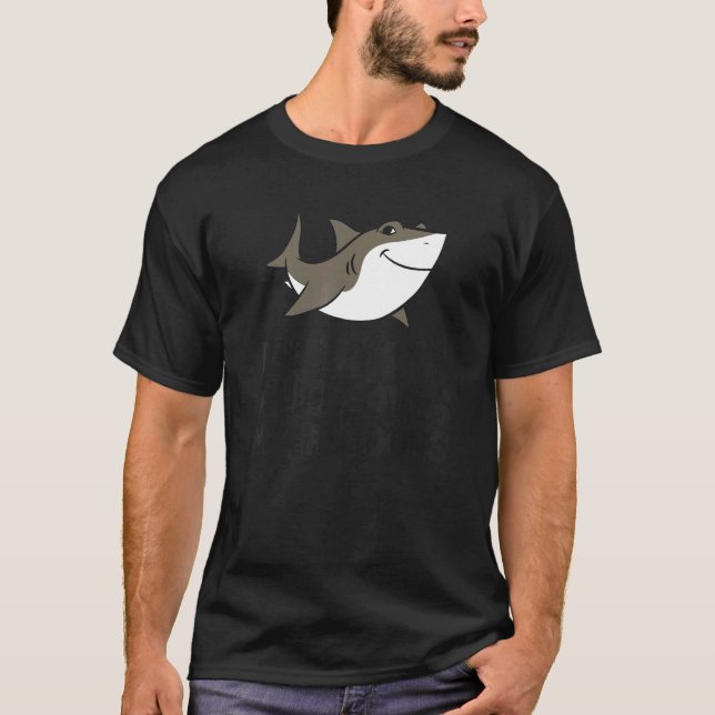 Camiseta Just a Boy Who Loves Megalodons Cute Megalodon Sha (Anverso)