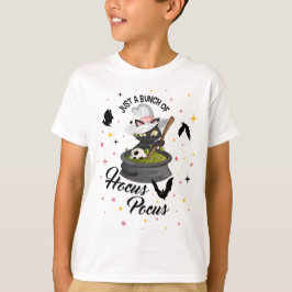 Camiseta Just a Bunch of Hocus Pocus Witch Cat Graphic