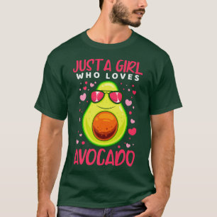 Camiseta Just a Girl who loves Avocado Vegan Vegetarian Wom