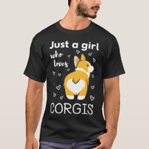 Camiseta Just A Girl Who Loves Corgis Ii