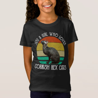 Camiseta Just A Girl Who Loves Cornish Rex Cats