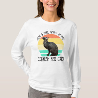 Camiseta Just A Girl Who Loves Cornish Rex Cats