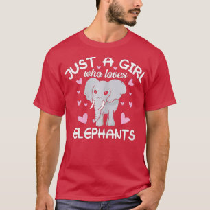 Camiseta Just A Girl Who Loves Elephants - 4