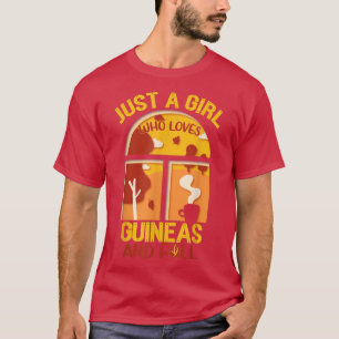 Camiseta Just a Girl who loves Guinea Pigs and Fall