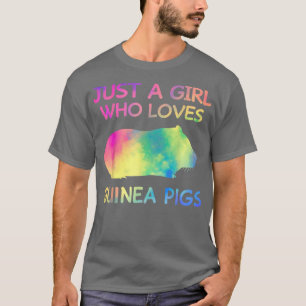 Camiseta Just A Girl Who Loves Guinea Pigs Funny Guinea Pig