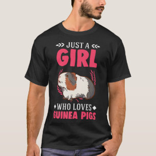 Camiseta Just A Girl Who Loves Guinea Pigs Premium3547 
