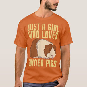 Camiseta Just A Girl Who Loves Guinea Pigs T-Shirt