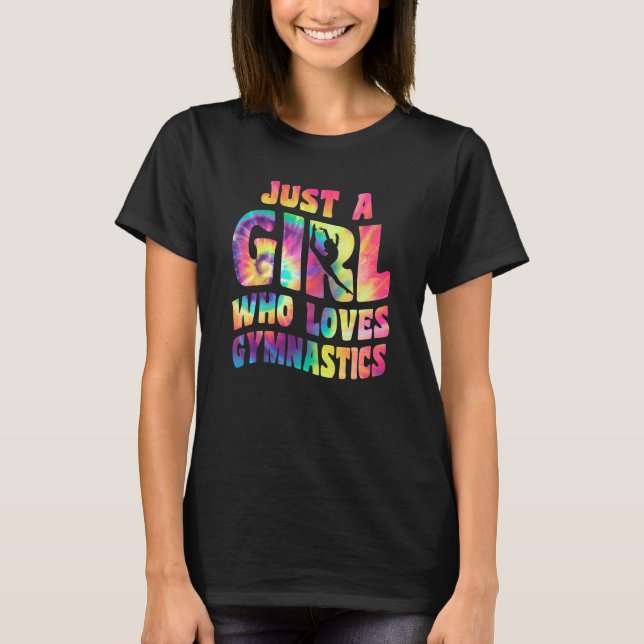 Camiseta Just A Girl Who Loves Gymnastics Apparel Gymnast G (Anverso)