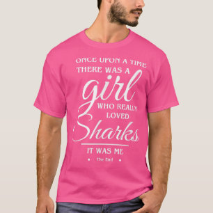 Camiseta Just A Girl Who Loves Sharks Shark Lover Gift