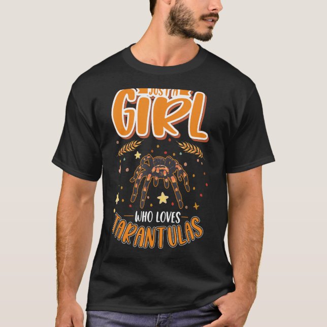 Camiseta Just a girl who loves Tarantulas (Anverso)