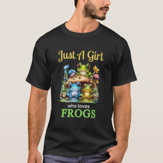 Camiseta Just A Who Loves Frogs