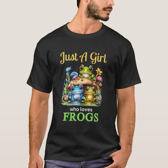 Camiseta Just A Who Loves Frogs (Anverso)