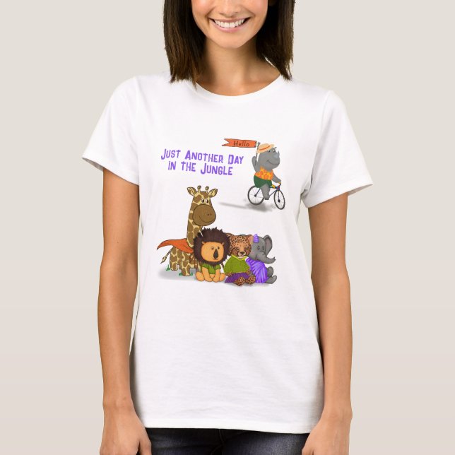 Camiseta Just Another Day in the Jungle Teacher (Anverso)