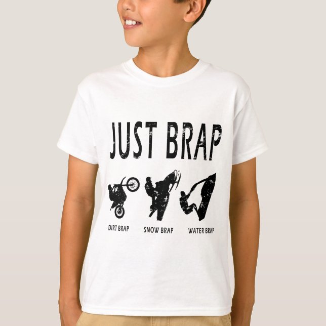 Camiseta just-brap-black.png (Anverso)