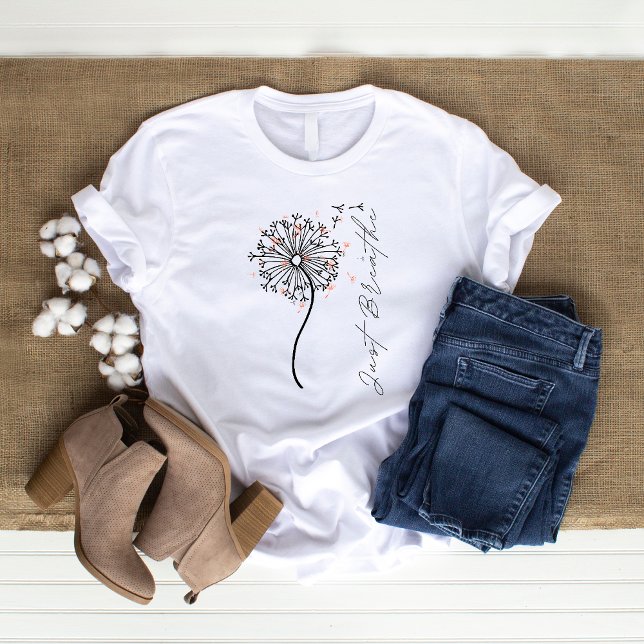 Camiseta Just Breathe Dandelion Yoga  (Subido por el creador)
