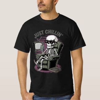 Camiseta Just Chillin' Retro Gamer Shirt 
