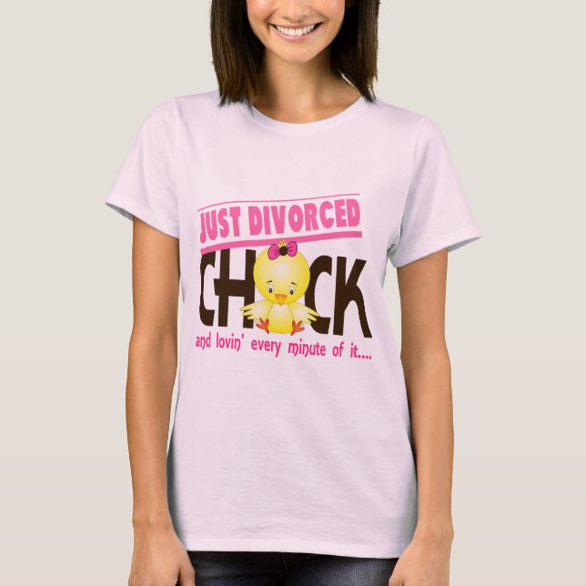 Camiseta Just Divorced Chick (Anverso)