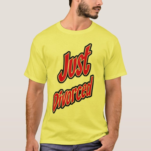 Camiseta just divorced t-shirt (Anverso)