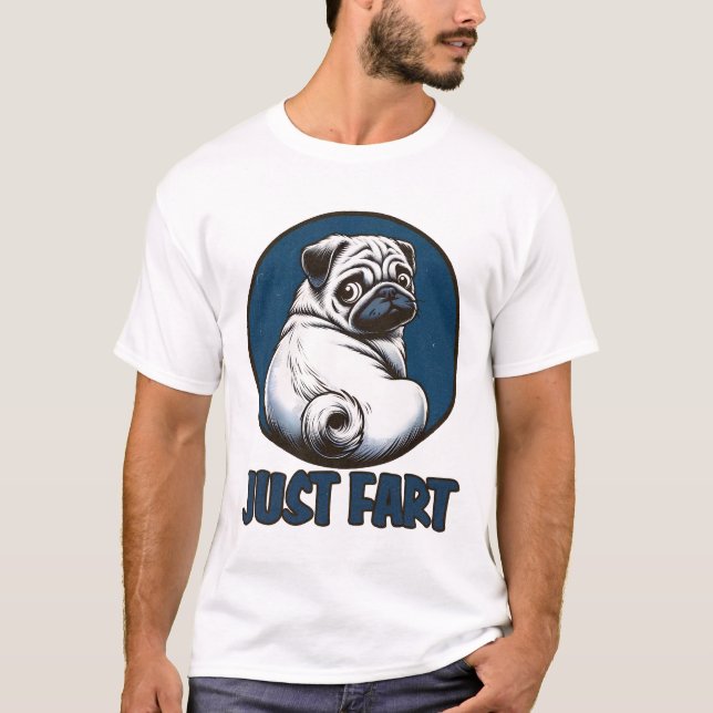 Camiseta Just Fart Doggie (Anverso)