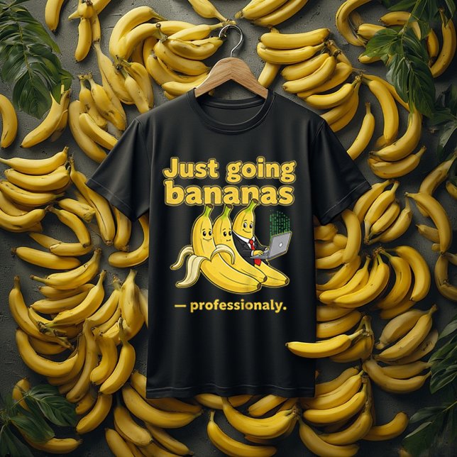Camiseta Just Going Bananas funny tee | humor Banana Quote (Subido por el creador)