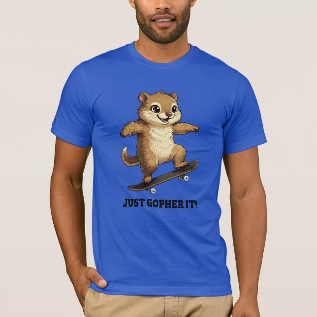 Camiseta Just Gopher It! (Anverso)