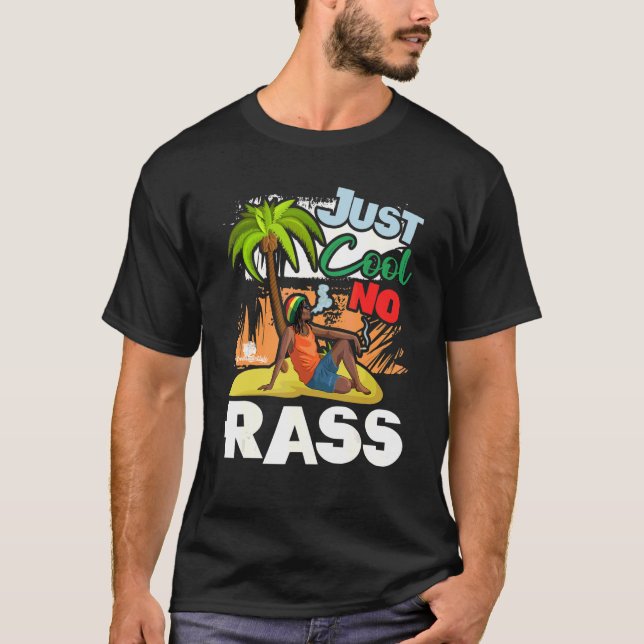 Camiseta Just Guay No Rass Fun Rasta Caribbean Ztyle (Anverso)