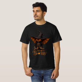 Camiseta Just Here for the Boo'sss Goblin Design