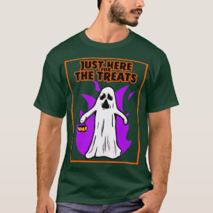 Camiseta Just Here For The Treats