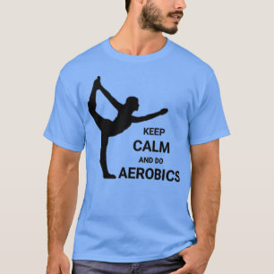 Camiseta Just Keep Calm and do Aerobics