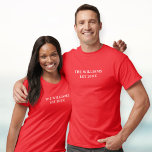 Camiseta Just Married shirt, personalized Mr and Mrs shirts<br><div class="desc">The personalized Just Married shirts for Mr. and Mrs. are ideal for matching couples who want to celebrate their love during their honeymoon,  featuring unique designs like the Hubby and Wifey shirts,  perfect for capturing special moments and creating unforgettable memories together.</div>