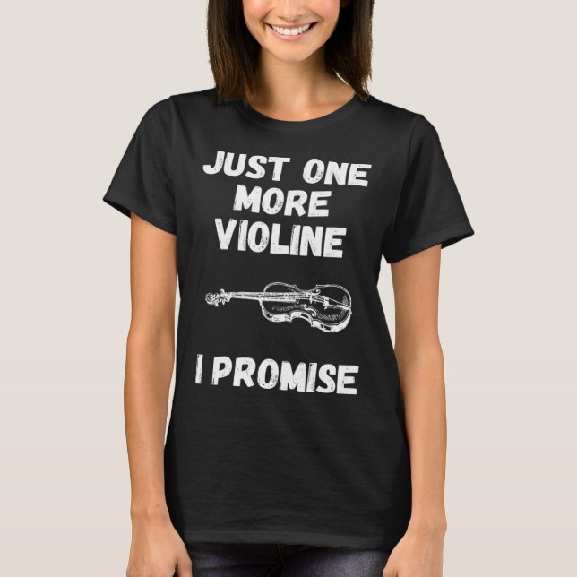 Camiseta Just noch ein Violin Saying Musician Collector (Anverso)