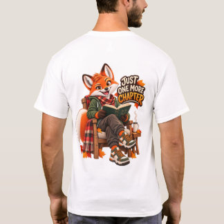 Camiseta Just One More Chapter Book Lover Fox T-Shirt