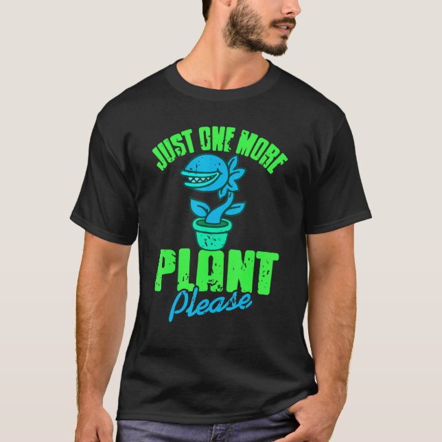 Camiseta Just One More Plant Please   Carnivorous Present   (Anverso)